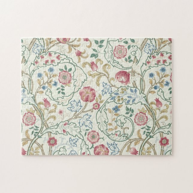 Puzzle Fleur, Motif Floral, William Morris (Horizontal)