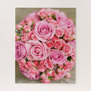 Puzzle Fleur Rose Bouquet