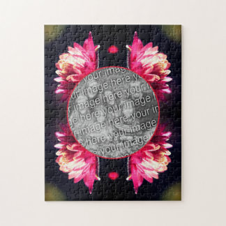 Puzzle Fleur Rouge Dans Le Cadre Sunlight Ajouter Votre P