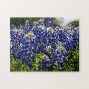puzzle fleur sauvage bluebonnet