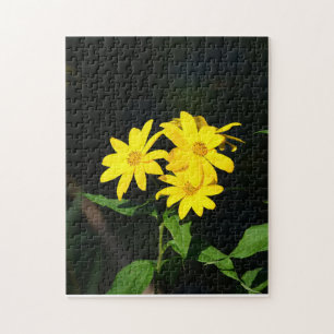 Puzzle Fleur sauvage Jaune