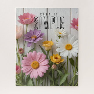Puzzle "Fleur Simple"