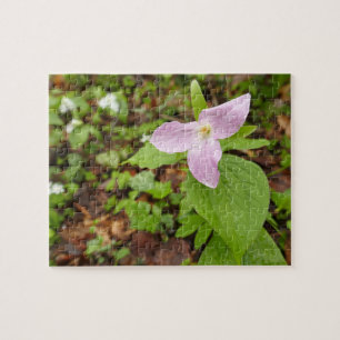 Puzzle Fleur Trillium Rose