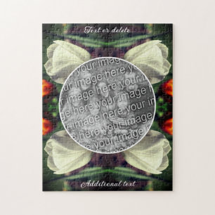 Puzzle Fleur Tulipe Blanche Personnalisée Ajouter Votre P