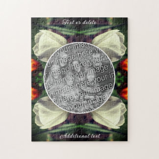 Puzzle Fleur Tulipe Blanche Personnalisée Ajouter Votre P
