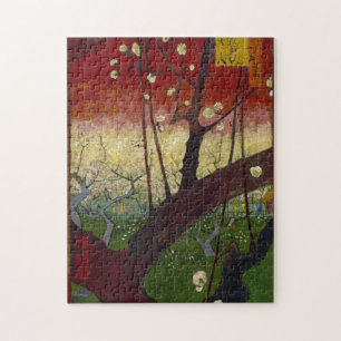 Puzzle fleurissant de prunier