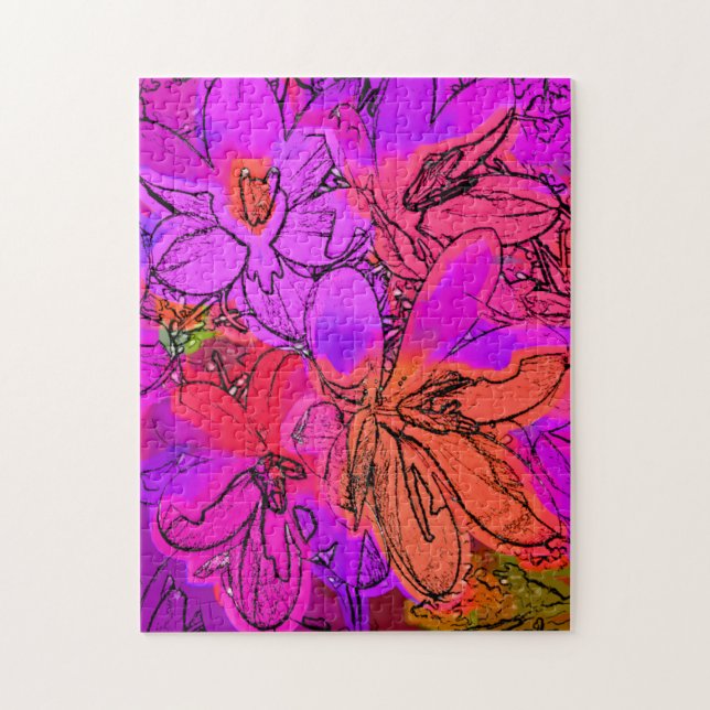 PUZZLE FLEURS (Vertical)