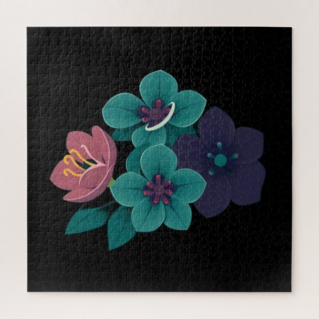 Puzzle Fleurs (Vertical)