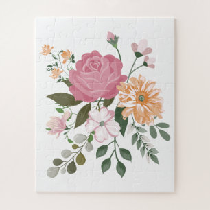 Puzzle Fleurs aquarelle