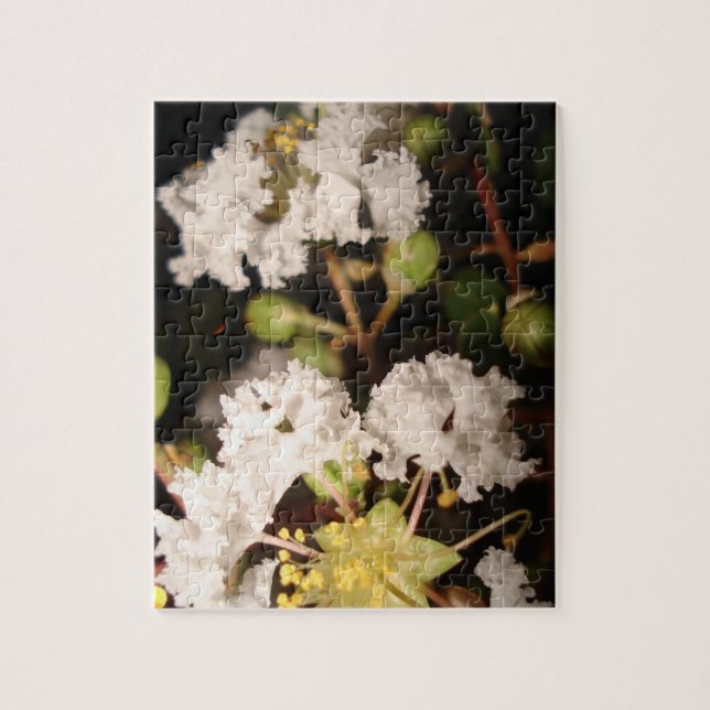 Puzzle Fleurs blanches Moderne Plante Nature Photographie (Vertical)