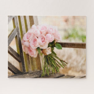 Puzzle Fleurs   Bouquet rose