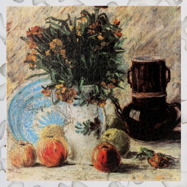 Puzzle Fleurs, Cafetière et Fruits par Vincent van Gogh (Créateur téléchargé)