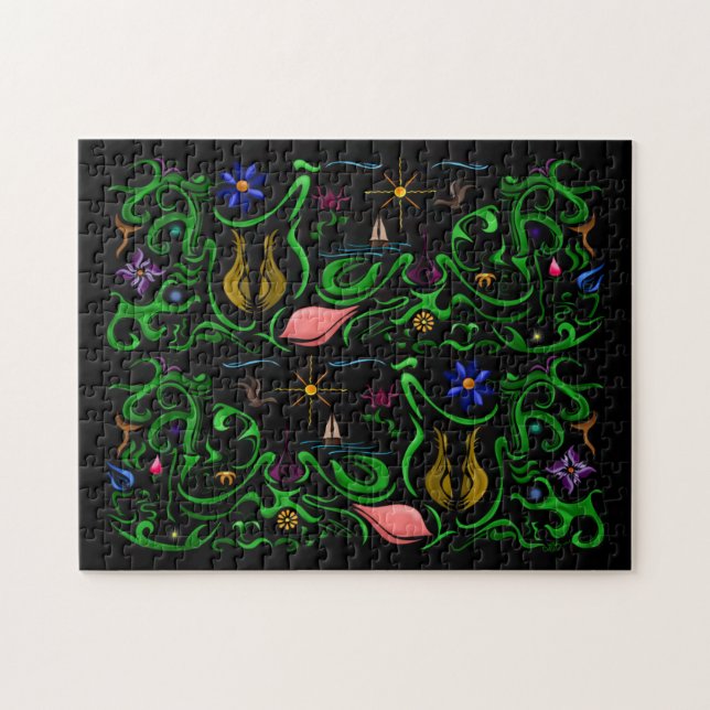 Puzzle Fleurs & Caprices~centralité (Horizontal)