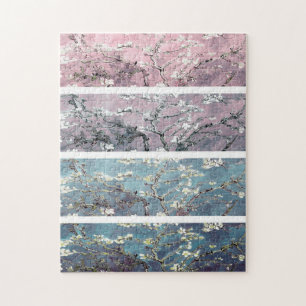 Puzzle Fleurs d'amandier de Van Gogh Rose Lavande Sarcell