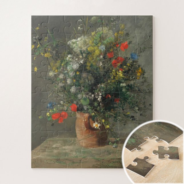 Puzzle Fleurs dans un vase (2) par Auguste Renoir (Créateur téléchargé)