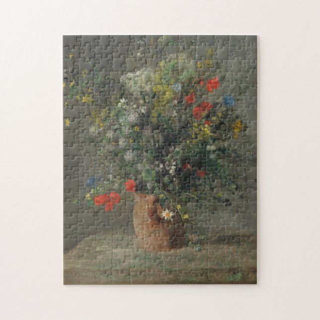 Puzzle Fleurs dans un vase, c.1866 (Vertical)