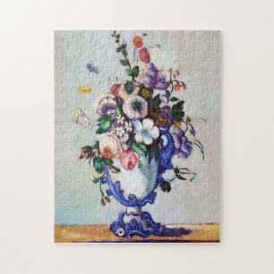 Puzzle Fleurs dans un Vase Rococo, Paul Cezanne