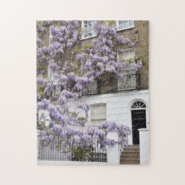 Puzzle Fleurs de bactéries violettes Kensington Chelsea L (Vertical)