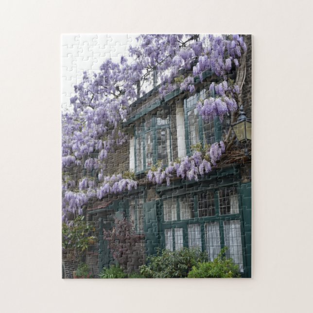 Puzzle Fleurs de bactéries violettes Kensington Chelsea L (Vertical)