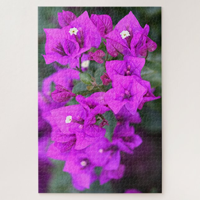 Puzzle Fleurs de bougainvilliers violets (Vertical)