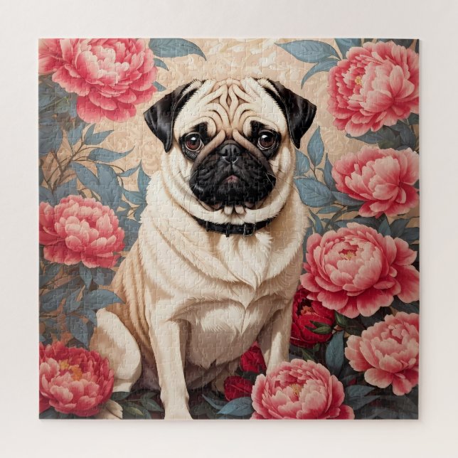 Puzzle Fleurs De carlin Et De Peony William Morris Inspir (Vertical)