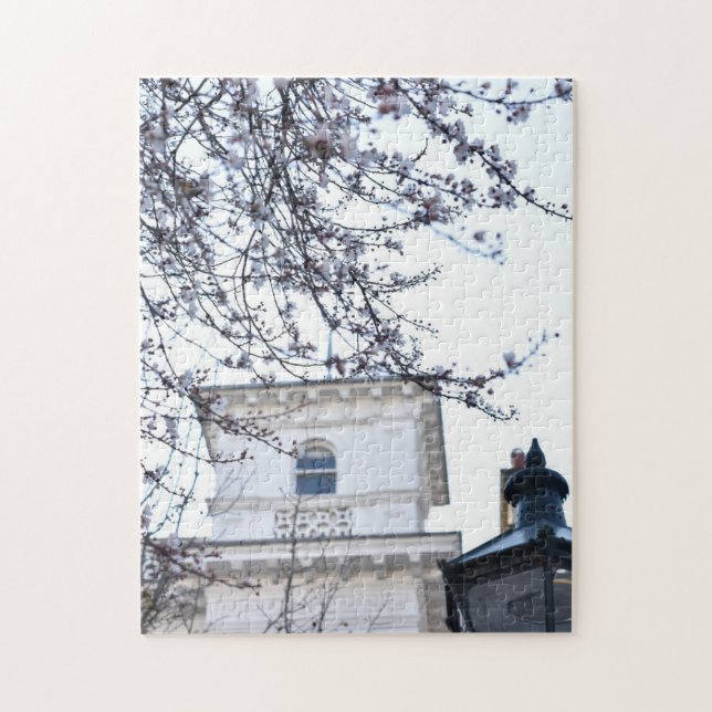 Puzzle Fleurs de cerises au printemps, Londres, Angleterr (Vertical)