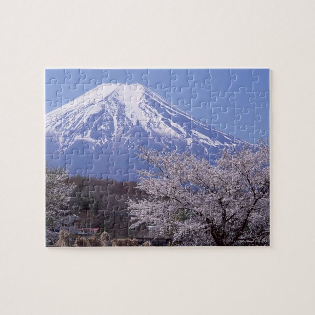 Puzzle Fleurs de cerisier et mont Fuji (Horizontal)