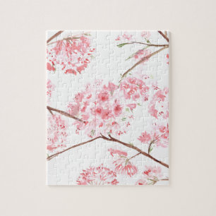 Puzzle Fleurs de cerisier rose Sakura Japonais