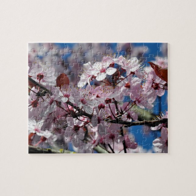 Puzzle Fleurs de cerisiers roses (Horizontal)
