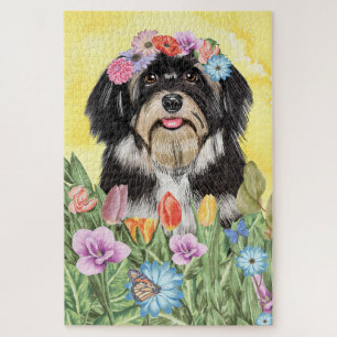 Puzzle Fleurs de chiens Havanais