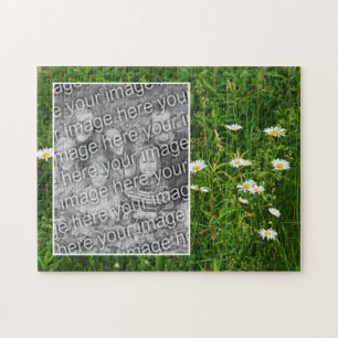 Puzzle Fleurs De Faisceau En Champ Ajouter Votre Photo
