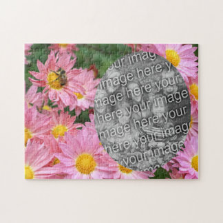 Puzzle Fleurs De Faisceau Et Cadres D'Abeilles De Bumble 