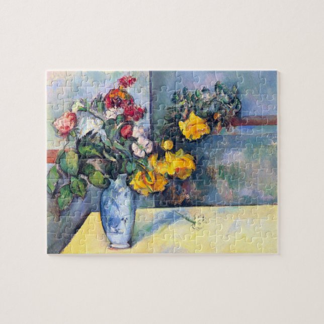 Puzzle Fleurs de la vie morte dans un vase par Paul Cezan (Horizontal)