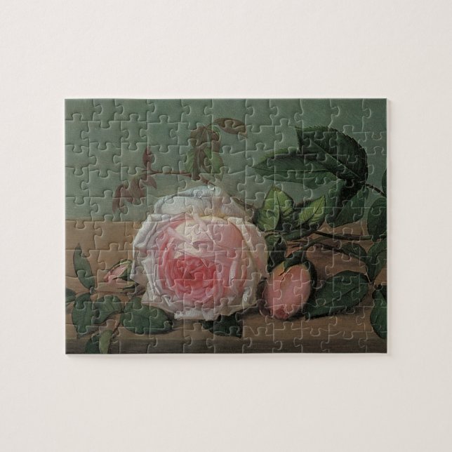 Puzzle Fleurs de la vie morte sur une haie par Otto Ottes (Horizontal)