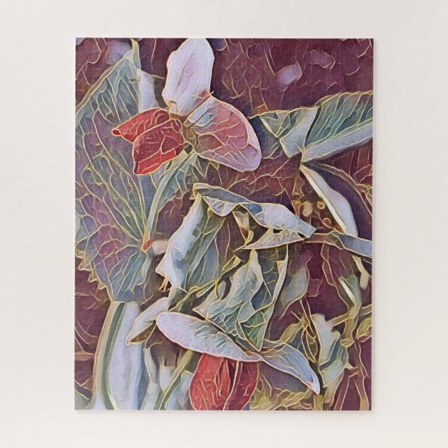 PUZZLE FLEURS DE POIS DOUCES (Vertical)