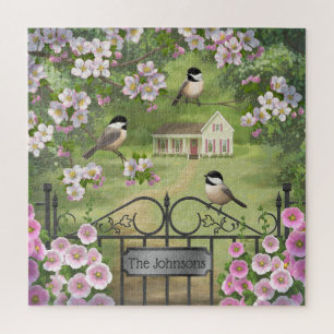 Puzzle Fleurs de poulet Farmhouse victorienne Personnalis