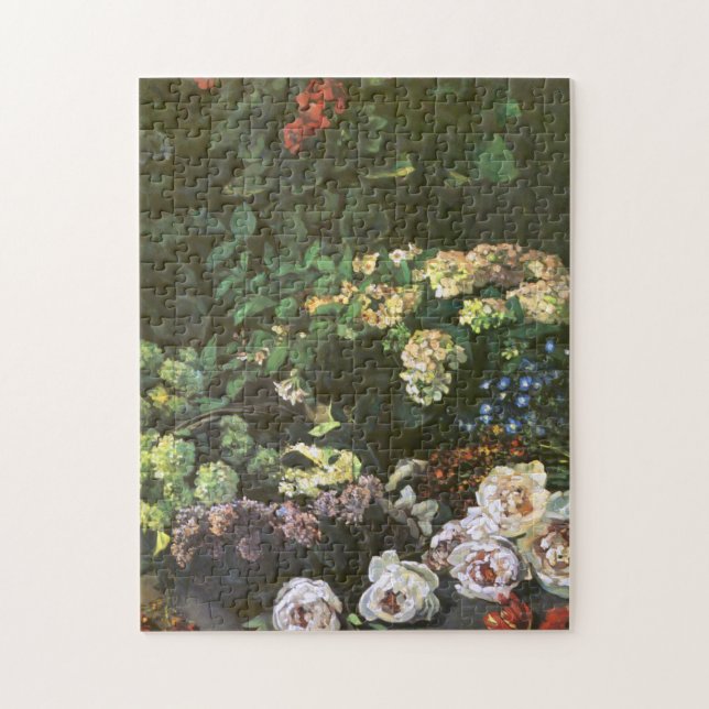 Puzzle Fleurs de printemps Claude Monet Art (Vertical)