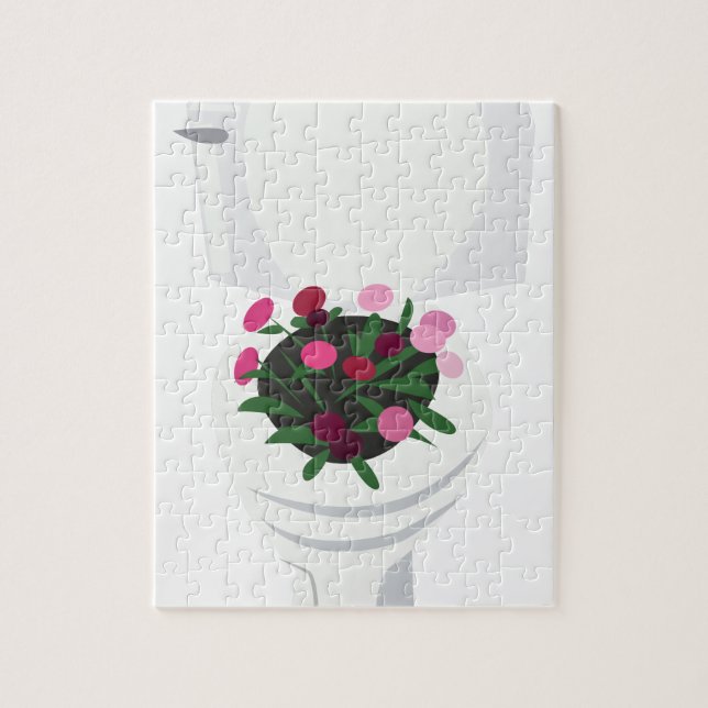 Puzzle Fleurs de toilette (Vertical)