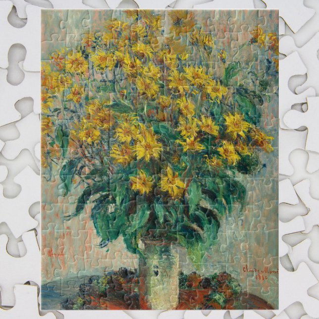 Puzzle Fleurs de topinambour par Claude Monet (Créateur téléchargé)
