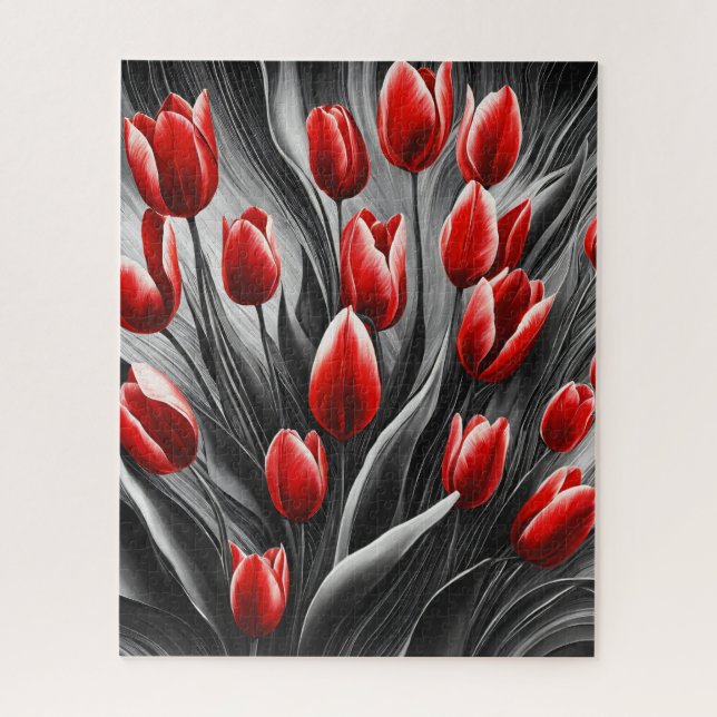 Puzzle Fleurs de tulipe (Vertical)
