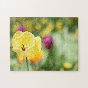 Puzzle Fleurs de tulipe jaune Nature Photographie Jardin