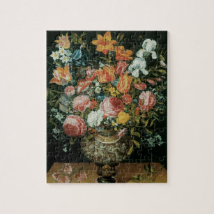 Puzzle Fleurs de vie vintages baroques dans un vase