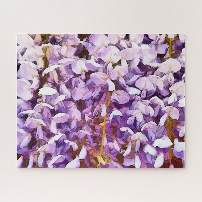 PUZZLE FLEURS DE WISTERIA (Horizontal)