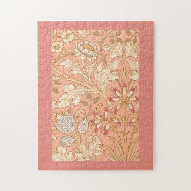 Puzzle Fleurs décoratives rose pastel (Vertical)