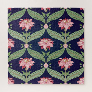 Puzzle Fleurs d'Imaginaire : Motifs indiens foncés