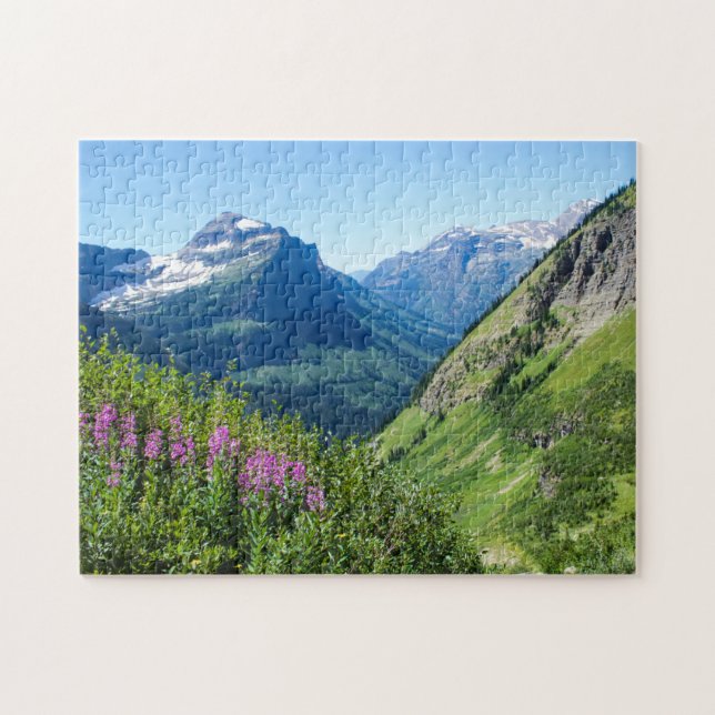 Puzzle fleurs du parc de Glacier (Horizontal)
