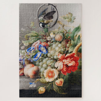 Puzzle Fleurs et fruits de vie morte Art classique