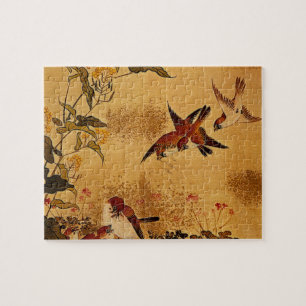 Puzzle Fleurs et Sparrows_The l'Orient