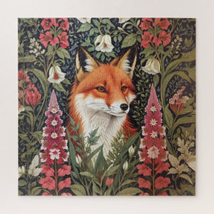 Puzzle Fleurs Fox et Foxglove William Morris Inspiré