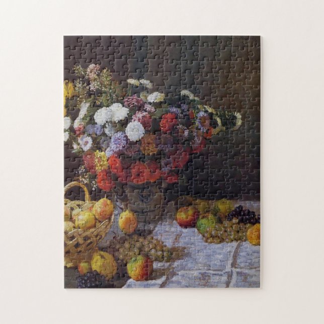 Puzzle Fleurs & Fruits Monet Art (Vertical)